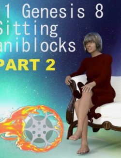 11 Sitting Aniblocks for Genesis 8