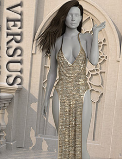 VERSUS- Exnem dForce Cocktail Dress D for Genesis 8 Female