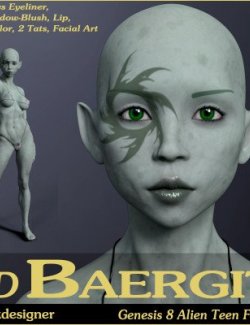 GD Baergit Alien Teen for Genesis 8 Female