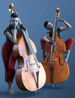 CDI Bass Poses for Genesis 9 Feminine