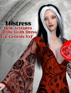 Mistress Add-On for Antje's Gothic Dress for G8xF