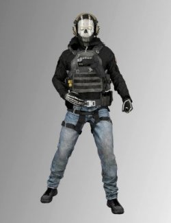 COD- Ghost Urban Outfit for Genesis 8 Male