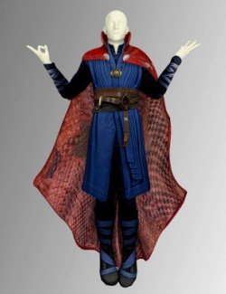 MCU- Dr. Strange Outfit for Genesis 8 Male