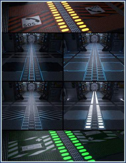 Sci Fi Flooring Iray Shaders Volume 3