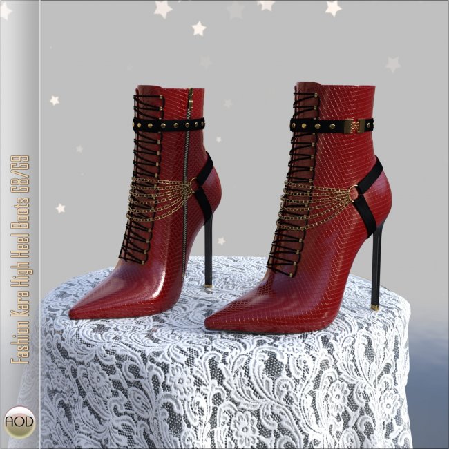 Tris High Heels for Genesis 9 and 8 Female