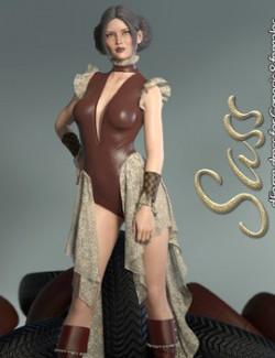 Sass dForce outfit for Genesis 8 Females