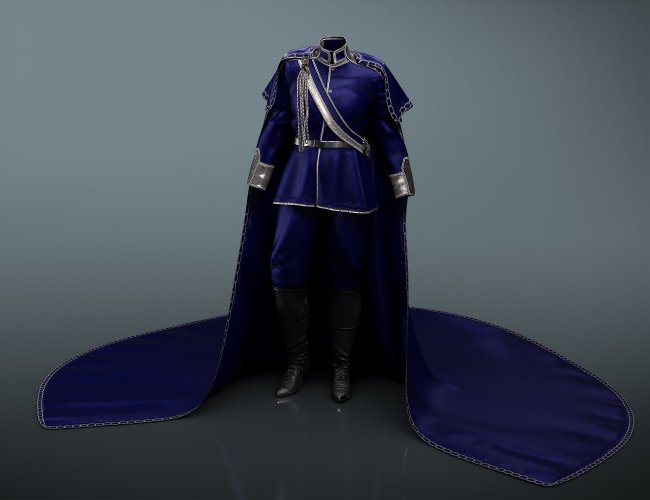 dForce Royal Fantasy Outfit Textures