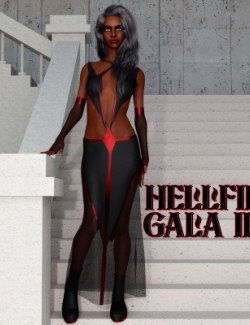 dForce Hellfire Gala II- Outfit for G8F