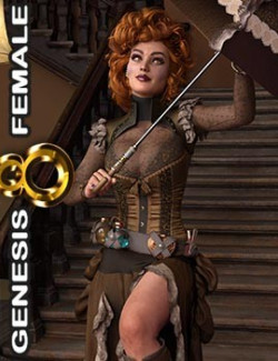 dForce Steampunk Shenanigans for Genesis 8 and 8.1 Female(s)