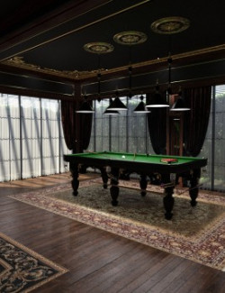 Elegant Billiard Room