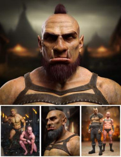 Grommok Orc for Genesis 9 Bundle