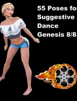 55 Poses for Suggestive Dance Genesis 8-8.1