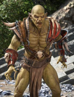 Krugan the Orc HD for Genesis 9