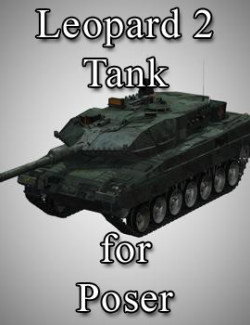 Leopard 2 Tank for Poser