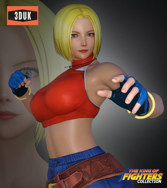 KOF Iori Yagami For G8M - Daz Content by 3DUK