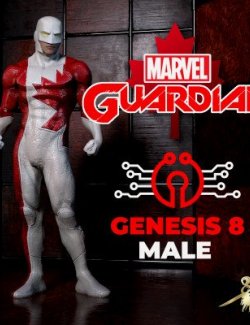 Marvel The Guardian Outfit for Genesis 8 Male