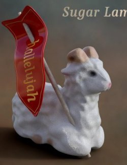 Sugar Lamb - Easter Prop