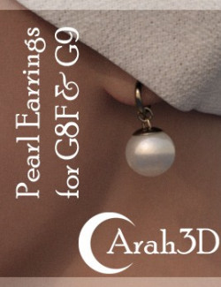 Arah3D Pearl Earrings Vol.01