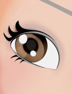 Cel Toon Eyes for Genesis 3 Female's Star2