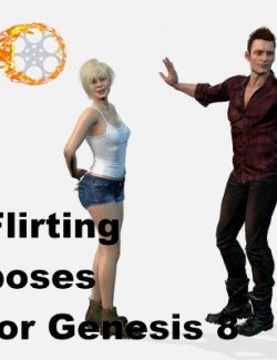 Flirting Poses for Genesis 8-8.1