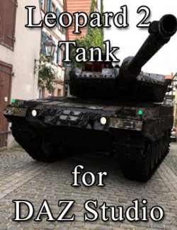 Leopard 2 Tank for DAZ Studio