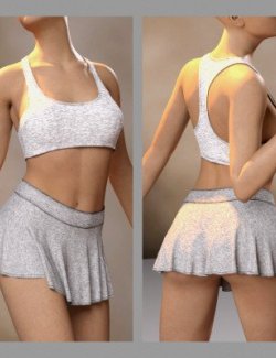 Tennis Outfit for Genesis 8 Female