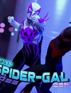 Spider-Gal 2099 Suit + Spider-Verse Pose Pack 2 for G8F