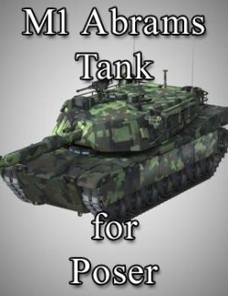 M1 Abrams Tank for Poser