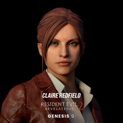 DSC Claire Redfield for G9  3d Models for Daz Studio and Poser