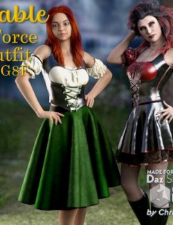 Fable dForce Outfit for G8F