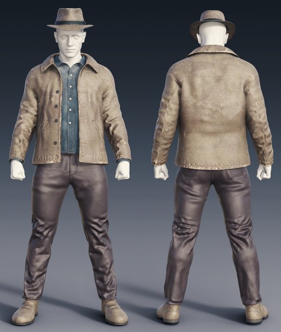 dForce Adventure Style Outfit Texture Add-On