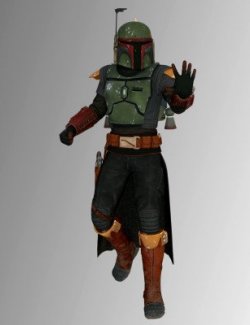 SW- Boba Fett Outfit for Genesis 8 Male