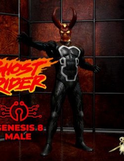 Marvel Ghost Rider King of Hell Outfit for G8M