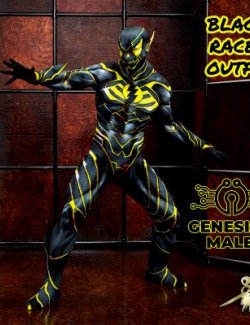 DC Black Racer Outfit for G8M