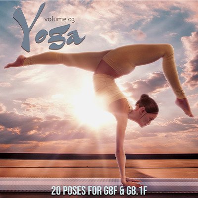 Bow Yoga Pose 3D Illustration download in PNG, OBJ or Blend format