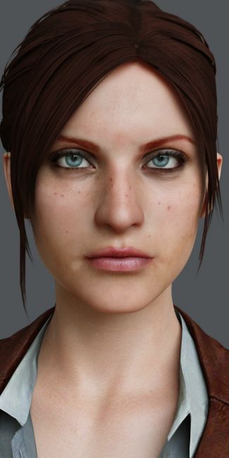 DSC Claire Redfield for G9  3d Models for Daz Studio and Poser