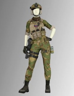 COD - Mara Forest Ops Outfit for Gensis 8 Female