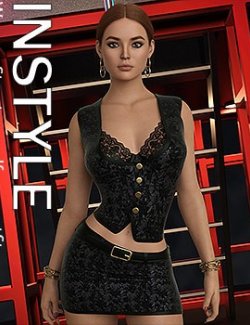 InStyle- Women Streetwear dforce outfit for Genesis 9,8 & 8.1 Females