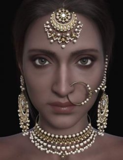 B.E.T.T.Y. Kundan Jewelry for Genesis 9