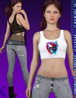 Exnem dForce Coquette Outfit for Genesis 8 Female