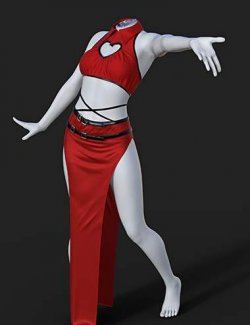 Female body base Party dress 2 (Absol-90 style) by Toonfoxhero151