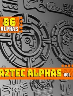 AZTEC ALPHAS BRUSHES: Volume 3