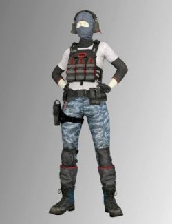 COD - Domino Lynx Outfit for Genesis 8 Female