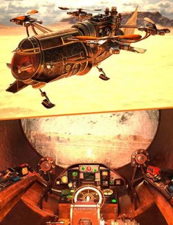 XI Steampunk Helicopter