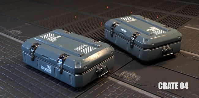 Sci-Fi Props: Crates  3d Models for Daz Studio and Poser