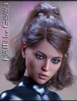 Viva Daisy Hair for Genesis 8 and 8.1
