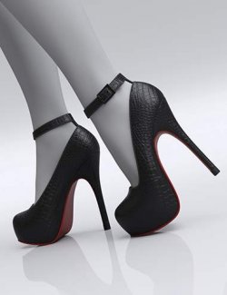 HL Platform Stiletto Heels for Genesis 9, 8 and 8.1 Female