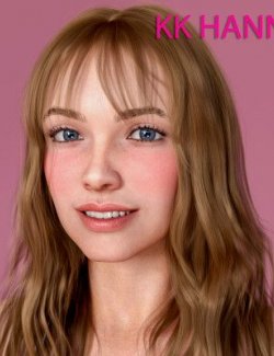 Kk Hanna Character for Genesis 8, 8.1 Female