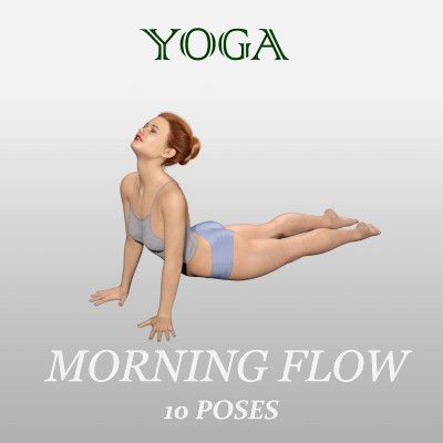 Yoga: Morning Flow  3d Models for Daz Studio and Poser