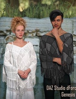 FRQ dForce: Patchwork Poncho for Genesis 9